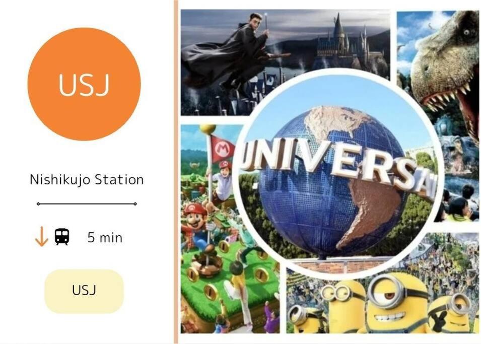 Residential Hotel Glitter Usjまで1駅5分 大阪 外观 照片